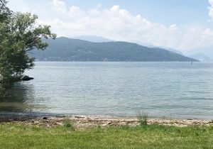 Spiaggia Sabbie d'Oro a Brebbia sul Lago Maggiore