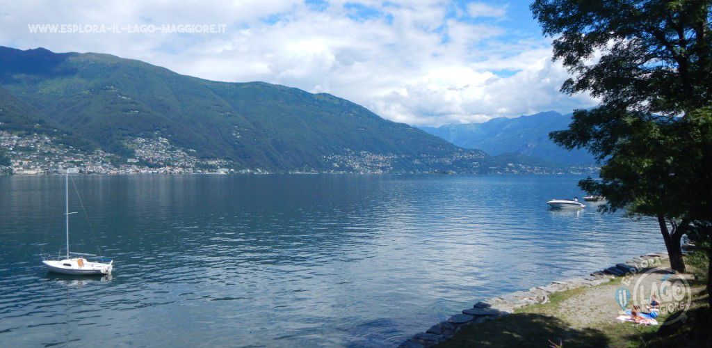Spiaggia Lido Windsurf a Maccagno sul Lago Maggiore